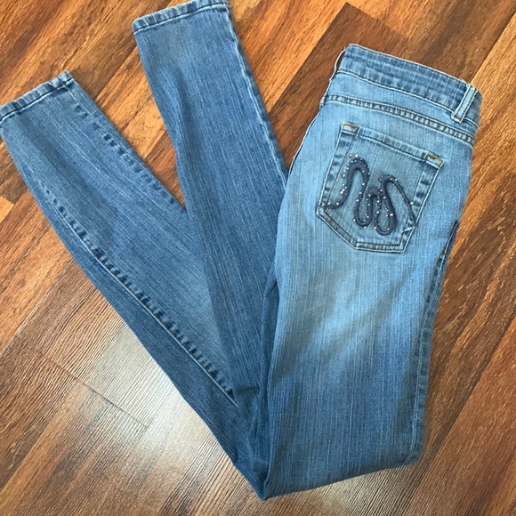 Zara Denim - Zara faded denim skinny jeans sz28